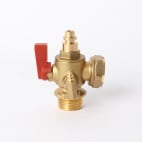 Robinet coudé pour retour chauffage g3/4 988126 Robinet coudé pour retour chauffage g3/4 988126 image