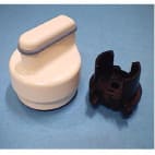 Bouton programmateur blanc Bouton programmateur blanc image