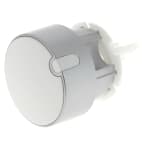 Bouton programmateur gris et blanc Bouton programmateur gris et blanc image