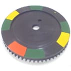 Disque bouton decore Disque bouton decore image