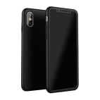 Coque 360° rubber iphone x noir Coque 360° rubber iphone x noir image