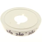 Disque bouton thermostat blanc 3154358497 Disque bouton thermostat blanc 3154358497 image