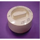 Bouton thermostat blanc Bouton thermostat blanc image