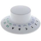 Bouton programmateur blanc 1 a 13 Bouton programmateur blanc 1 a 13 image