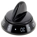 Bouton minuterie noir Bouton minuterie noir image