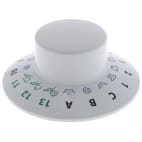 Bouton programmateur blanc Bouton programmateur blanc image