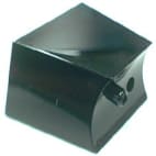 Embout poignee droit noir Embout poignee droit noir image
