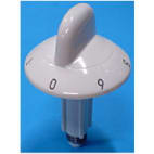 Bouton blanc electrique 0 a 6 Bouton blanc electrique 0 a 6 image