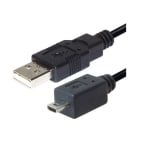 Cordon usb male / mini usb male 2m Cordon usb male / mini usb male 2m image