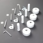 Kit support mural long blanc, 098896 Kit support mural long blanc, 098896 image