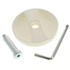 Enjoliveur de roue blanc Enjoliveur de roue blanc image