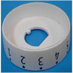 Disque bouton thermostat blanc Disque bouton thermostat blanc image