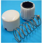 Bouton programmateur blanc Bouton programmateur blanc image
