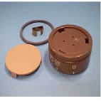 Bouton programmateur brun Bouton programmateur brun image
