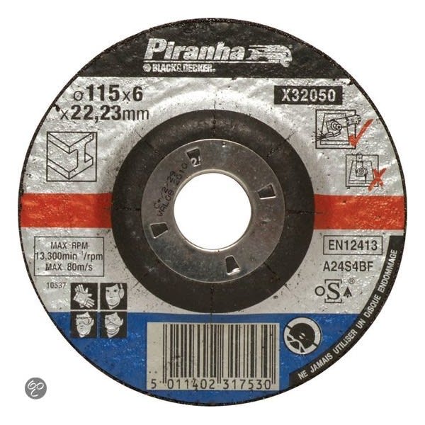 Disque a ebarber metal 115x6x22,2 grand format (1 / 1)