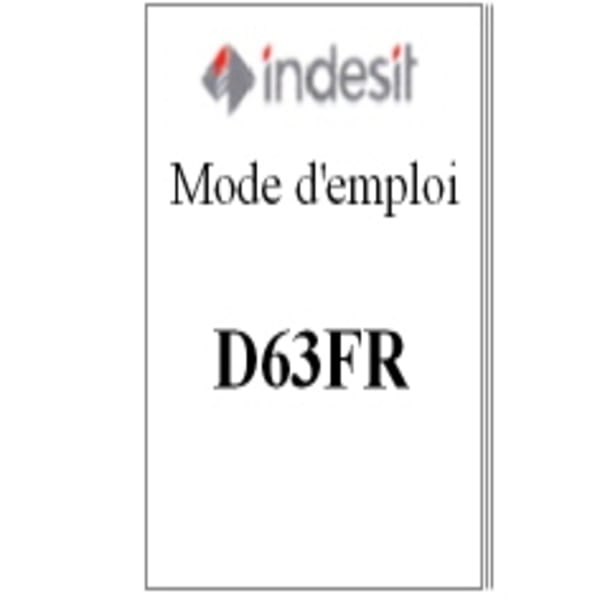 Mode d'emploi d63 grand format (1 / 1)