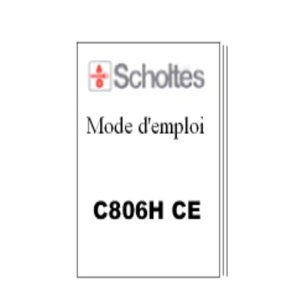 Mode d'emploi c806h ce grand format (1 / 1)