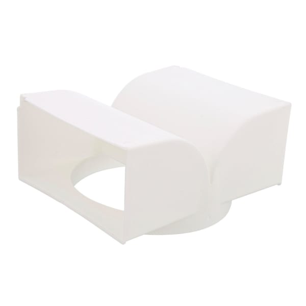 Déflecteur en plastique blanc 192x80x152mm d=150mm 32933202 grand format (1 / 2)