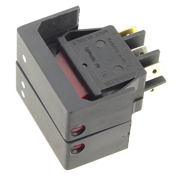 Interrupteur double 6 cosses a voyants grand format (1 / 4)