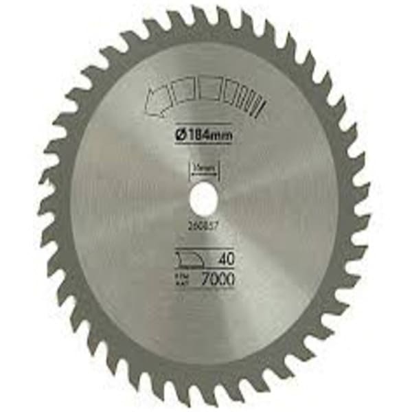 Lame De Scie Circulaire Jbm 185 Mm 40 Dents – Pour Métal – Neuf