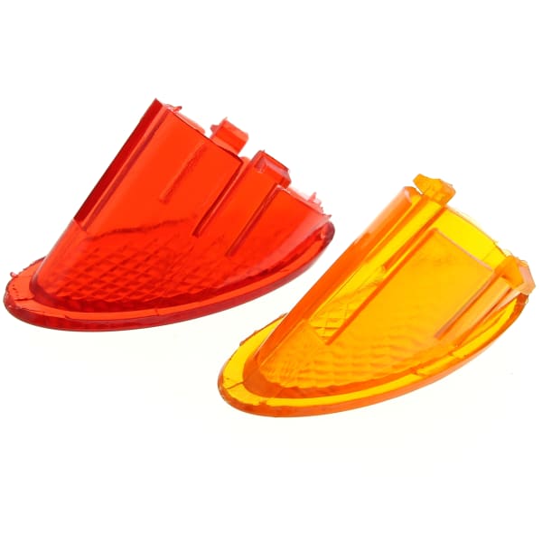 Capots de voyant rouge + orange grand format (2 / 2)