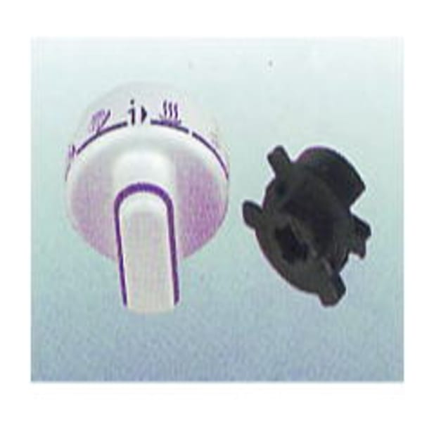 Bouton programmateur blanc 1 a 3 grand format (1 / 1)