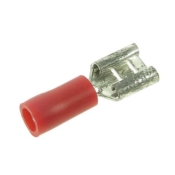 Cosse femelle rouge 6,3x0,8mm par 100 grand format (1 / 2)