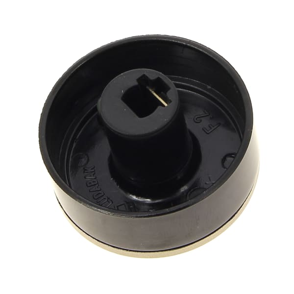 Bouton noir et inox grand format (2 / 2)