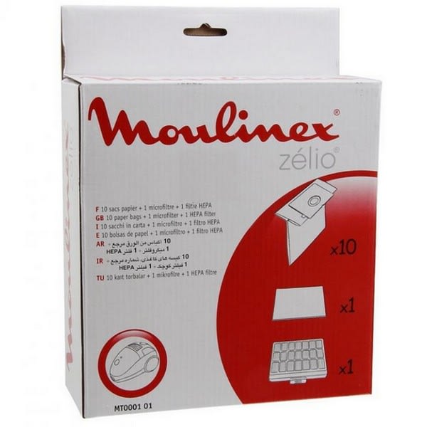 Sacs aspirateur zelio par 10 + filtres grand format (1 / 1)