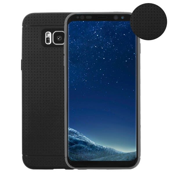 Coque perforee noire samsung s8 grand format (1 / 1)