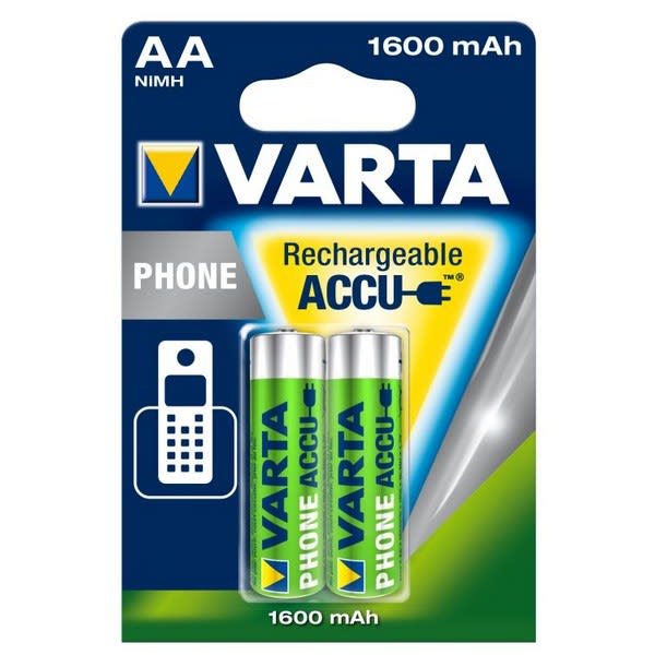 Accu ni-mh aa 1,2v 1600mah par 2 grand format (1 / 1)