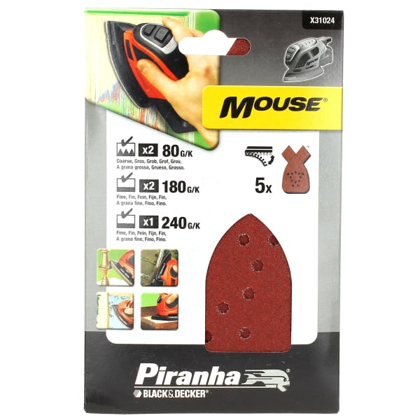 Abrasifs mouse assortis par 5 grand format (1 / 1)