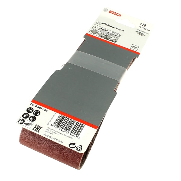 Bandes abrasives 75x508 120g par 3 grand format (2 / 2)