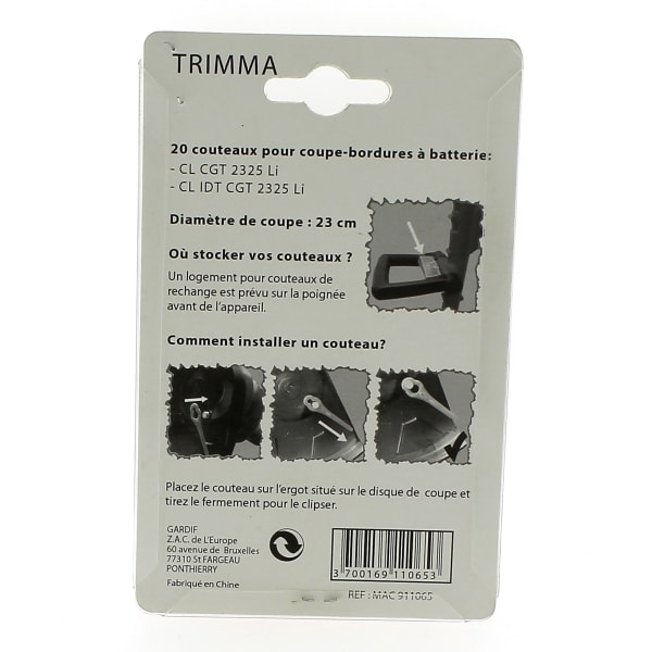 Lames plastique par 20, mac911065 grand format (2 / 2)