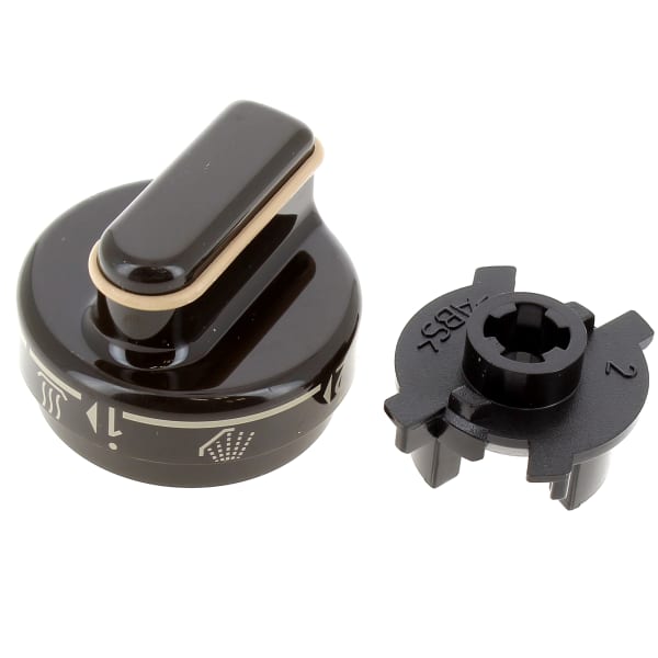 Bouton programmateur 1 a 3 marron grand format (1 / 2)