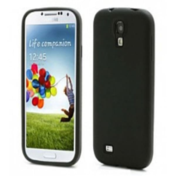Housse silicone galaxy s4 noire grand format (1 / 1)