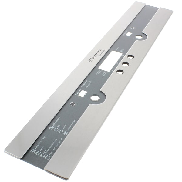 Bandeau de commande inox grand format (1 / 2)