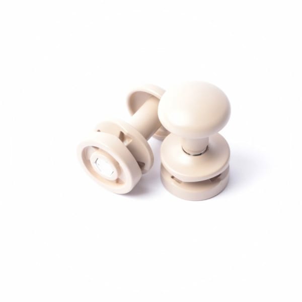 Patère x2 gris taupe, 094180 grand format (2 / 2)