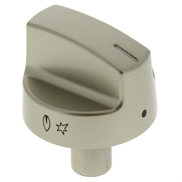 Bouton gris 9h gaz grand format (1 / 2)