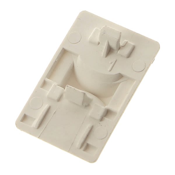 Bouton fermeture grille blanc grand format (2 / 2)