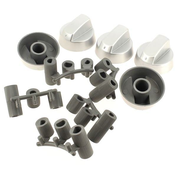 Boutons universels gris multi-axes par 5 grand format (1 / 1)