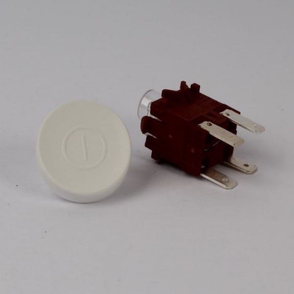 Ensemble interrupteur + bouton marche/arrêt blanc 943159 grand format (1 / 1)