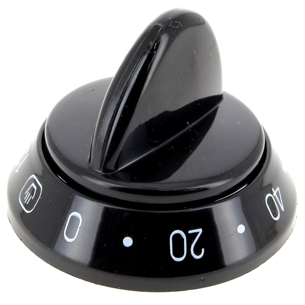 Bouton minuterie noir grand format (1 / 2)