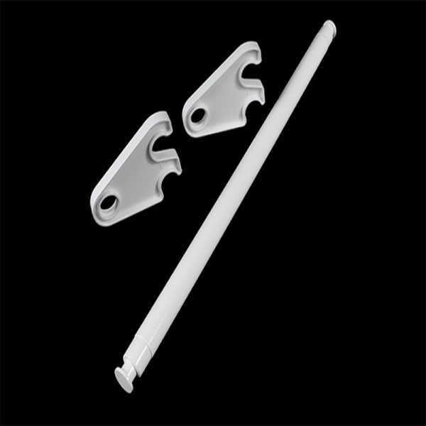 Kit barre porte serviette L500mm, 094327 grand format (1 / 2)