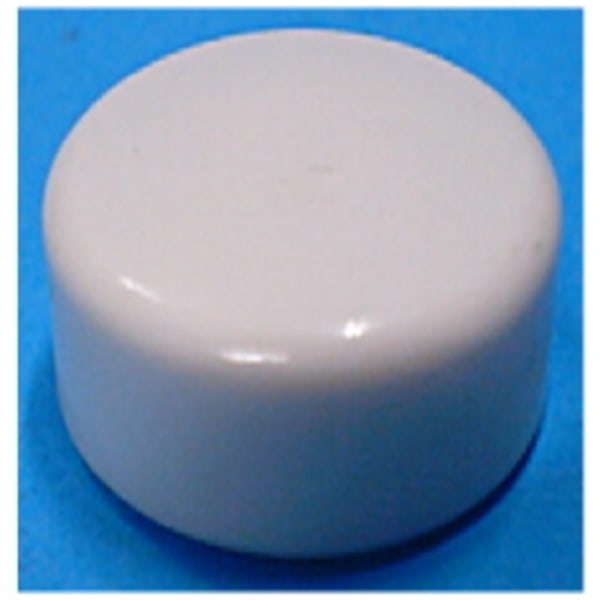 Bouton poussoir blanc grand format (1 / 1)