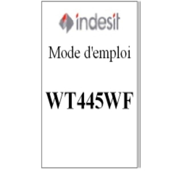 Mode d'emploi wt445wf grand format (1 / 1)