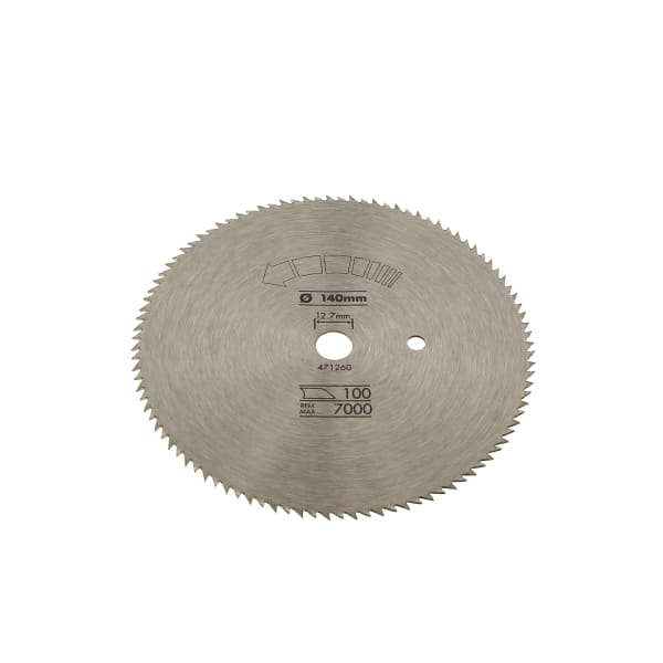 Lame scie circulaire 140x12,7 100 dents grand format (1 / 2)