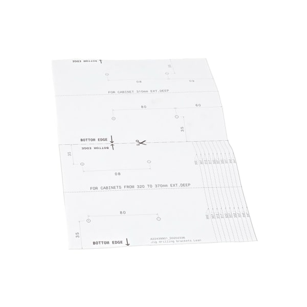 Gabarit de perçage avec support 140224399018 grand format (1 / 2)
