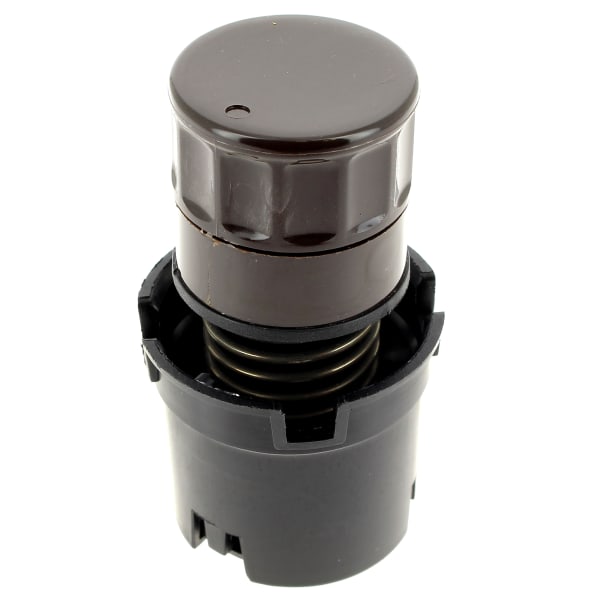 Bouton escamotable brun grand format (2 / 3)