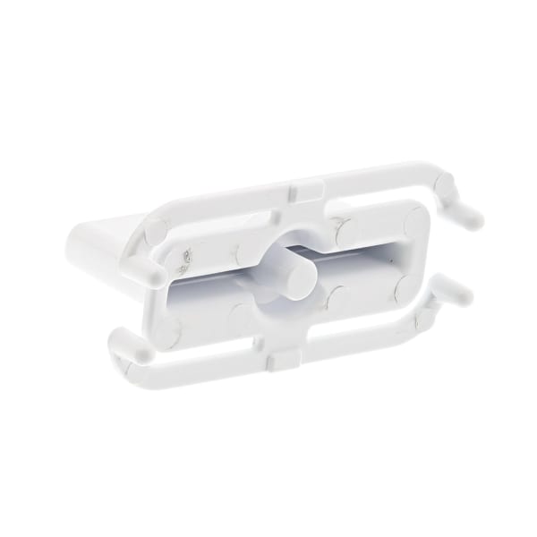 Bouton blanc rectangulaire Diamond 140110394016 grand format (1 / 2)